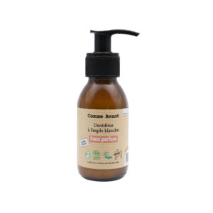 Dentifrice argile blanche SANS FLUOR